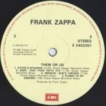 Zappa – Them Or Us 2LP Plak - Görsel 4