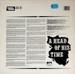 A Head Of His Time (Music From The First Electric Western "Zachariah") LP Plak - Görsel 2