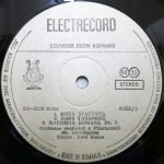 Orchestra simfonică a Filarmonicii Din Cluj-Napoca , Dirijor: Emil Simon – Souvenir From Romania LP Plak - Görsel 2