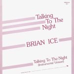 Brian Ice – Talking To The Night 12'' Maxi Single Plak - Görsel 2