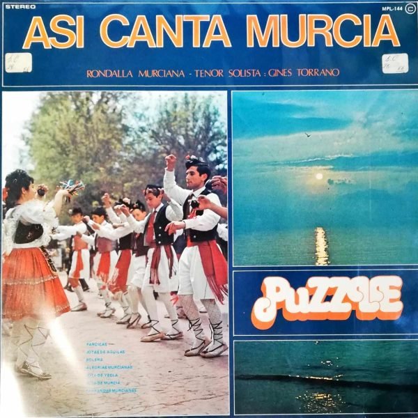 Rondalla Murciana - Así canta Murcia LP Plak