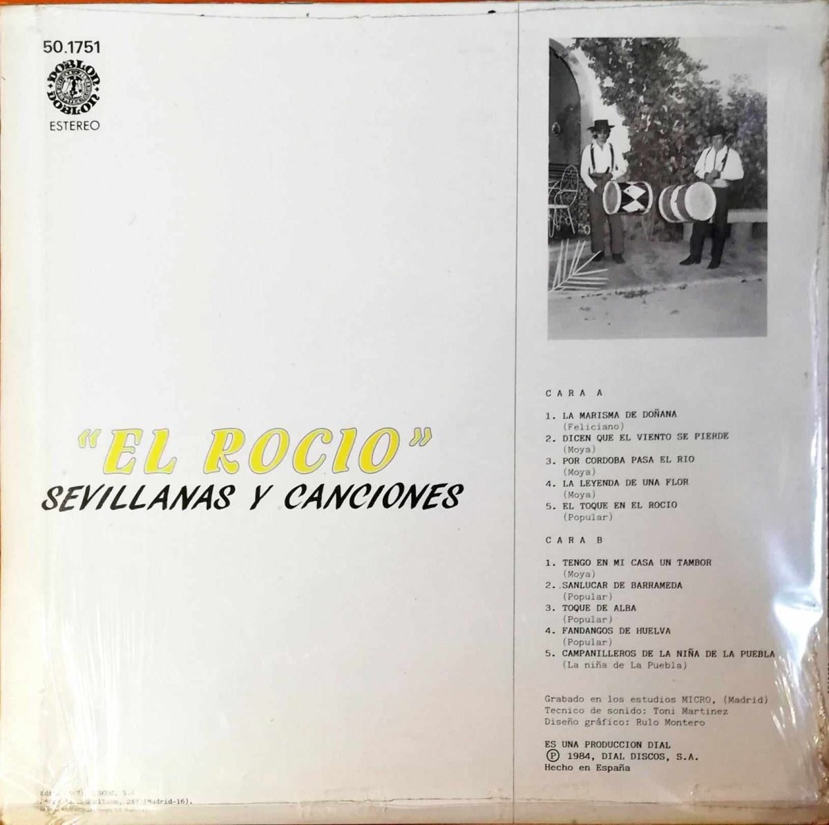 Sebastian Y Chano - El Rocio LP Plak - Görsel 2