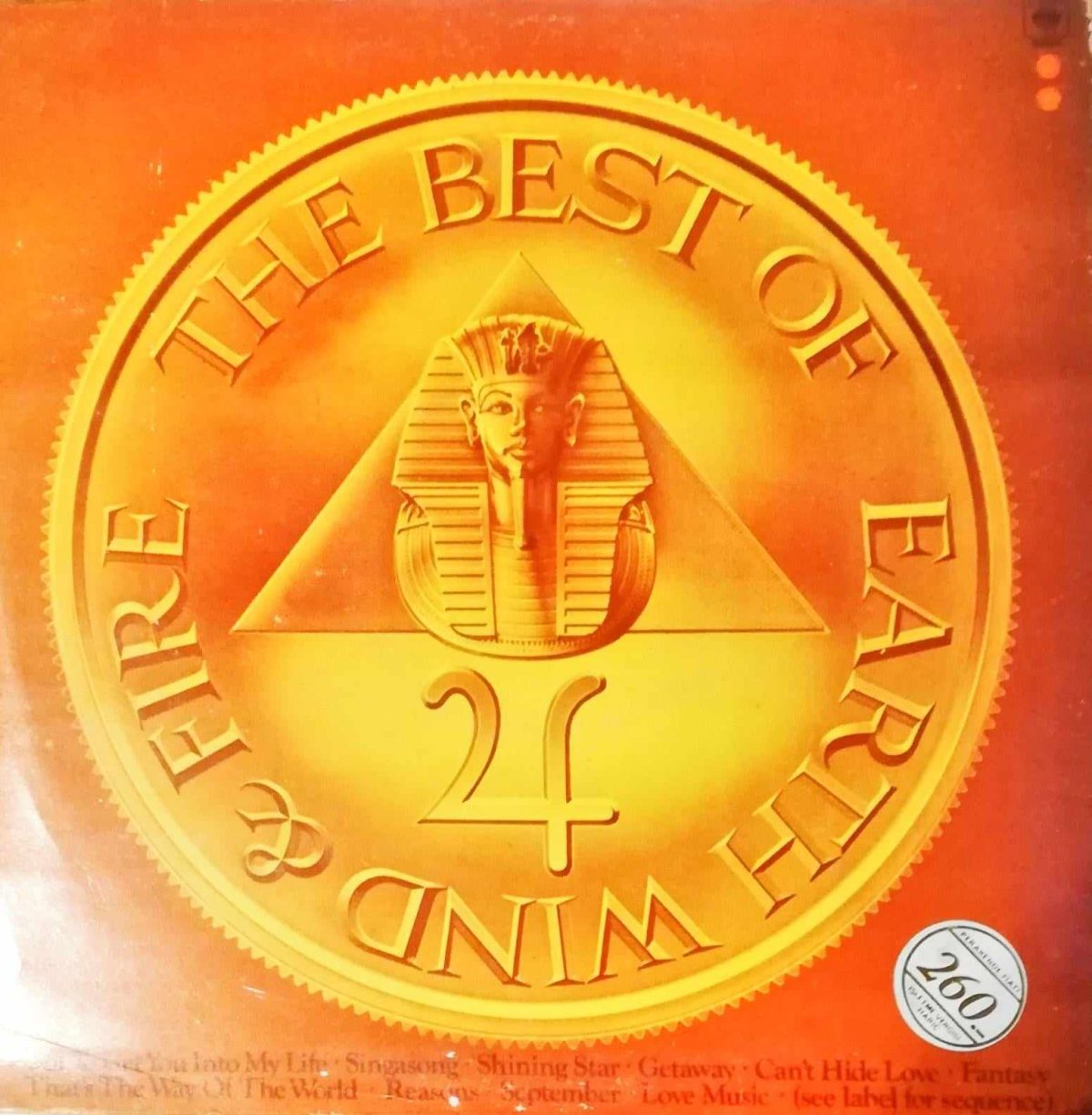 Earth, Wind & Fire – The Best Of Earth Wind & Fire Vol. I LP Plak - Görsel 3