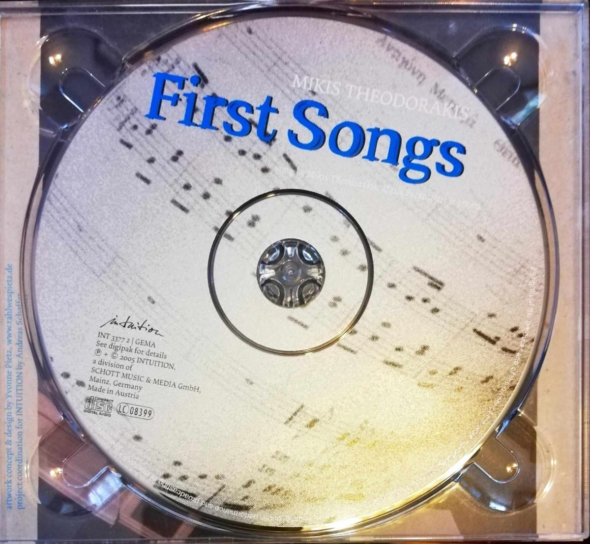 Mikis Theodorakis – First Songs CD - Görsel 2