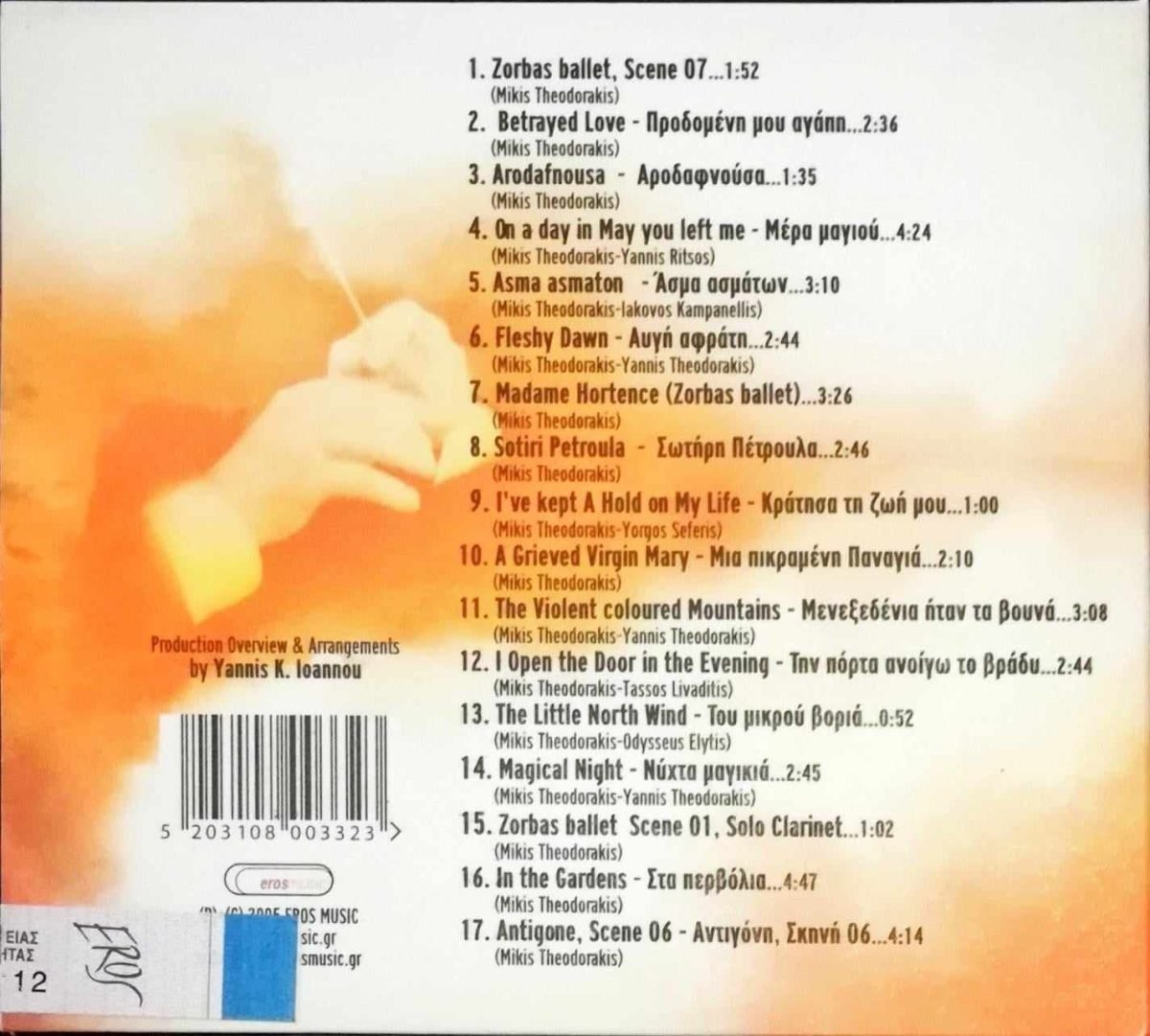 Mikis Theodorakis – Balkan Litany CD - Görsel 3