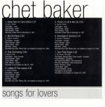 Chet Baker – Songs For Lovers CD - Görsel 3