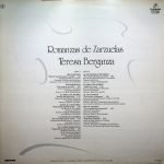 Teresa Berganza – Romanzas De Zarzuelas LP Plak - Görsel 2