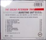 The Oscar Peterson Trio – Bursting Out With The All-Star Big Band CD - Görsel 3