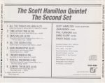 The Scott Hamilton Quintet – The Second Set CD - Görsel 2