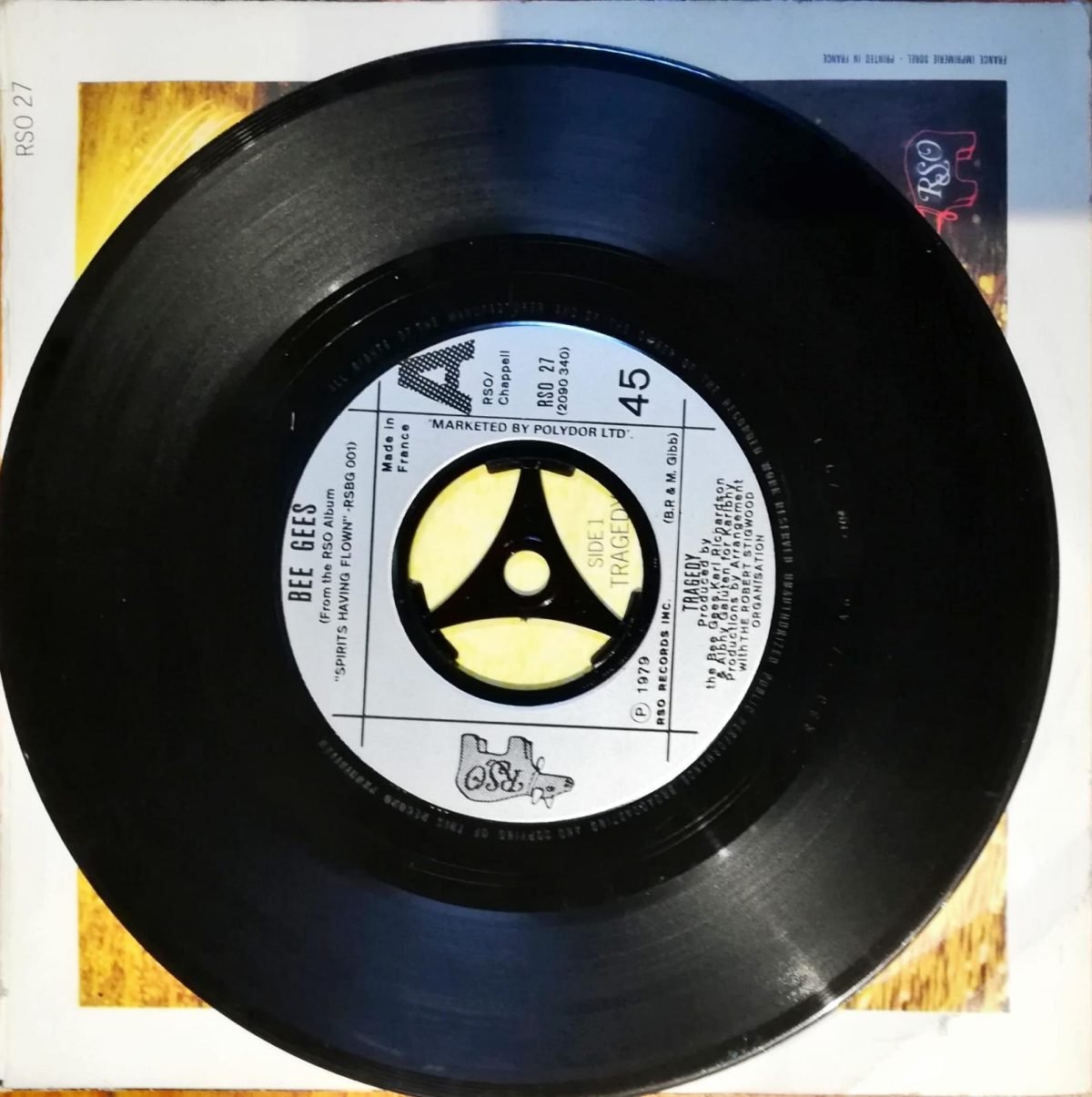 Bee Gees – Tragedy 45lik Plak - Görsel 2