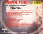 Popol Vuh – The Two Original Soundtracks Of Werner Herzog's Nosferatu CD - Görsel 2