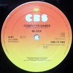 Mi-Sex – Computer Games 12'' Maxi Single Plak - Görsel 2