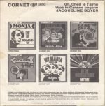 Jacqueline Boyer – Oh, Cheri Je T'aime / Was In Cannes Begann 45lik Plak - Görsel 2