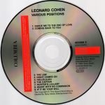 Leonard Cohen – Various Positions CD - Görsel 3
