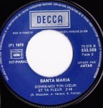 Santa-Maria – Elle / Donne-Moi Ton Coeur Et Ta Fleur 45lik Plak - Görsel 4