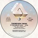 Thompson Twins – In The Name Of Love (12" Dance Extension) 12'' Maxi Single Plak - Görsel 3