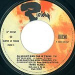 Frank Alamo – Ca Ne Fait Rien Car Je T'aime 45lik Plak - Görsel 3