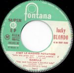 Lucky Blondo Et Les Lucky Stars – Sheila 45lik Plak - Görsel 4