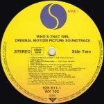 Madonna – Who's That Girl (Original Motion Picture Soundtrack) LP Plak - Görsel 4