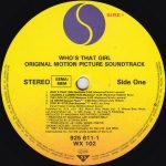 Madonna – Who's That Girl (Original Motion Picture Soundtrack) LP Plak - Görsel 3