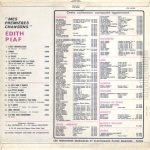 Edith Piaf – Mes premières chansons Vol. 17 LP Plak - Görsel 2