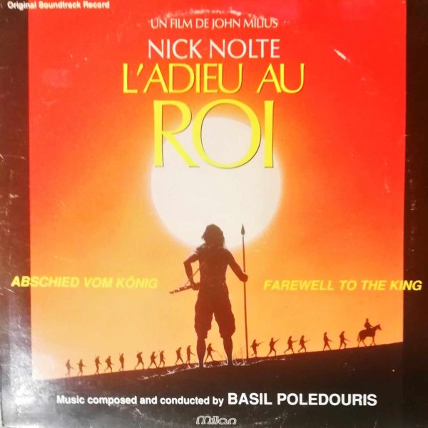 Basil Poledouris – L'Adieu Au Roi (Farewell To The King Original Soundtrack Record) LP Plak