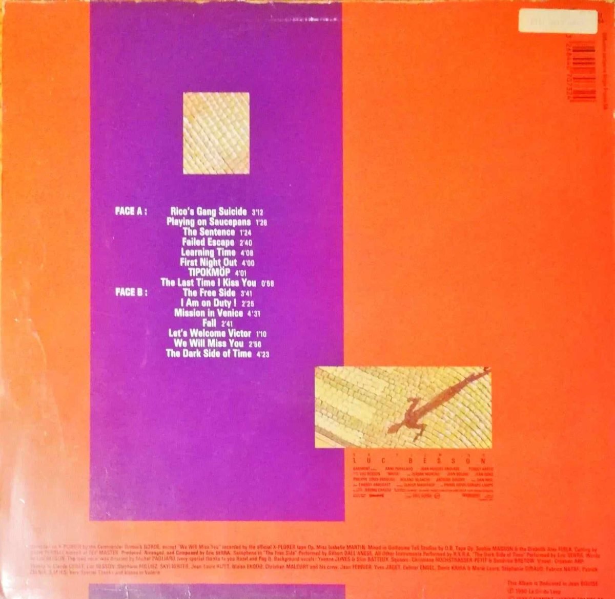 Eric Serra – Nikita (Bande Originale Du Film De Luc Besson) LP Plak - Görsel 2