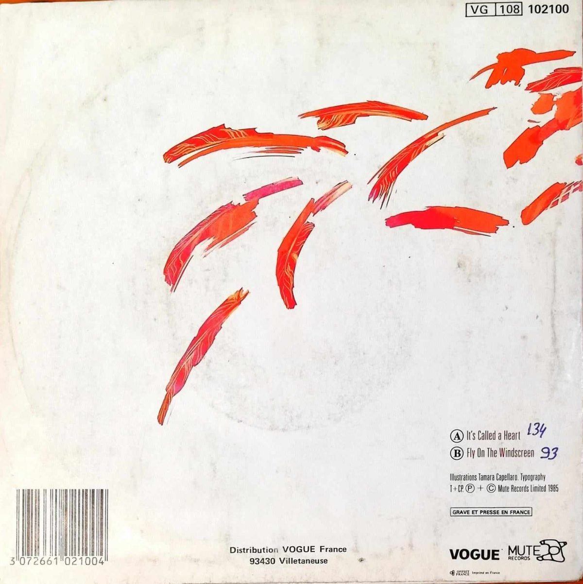 Depeche Mode – It's Called A Heart 45lik Plak - Görsel 2