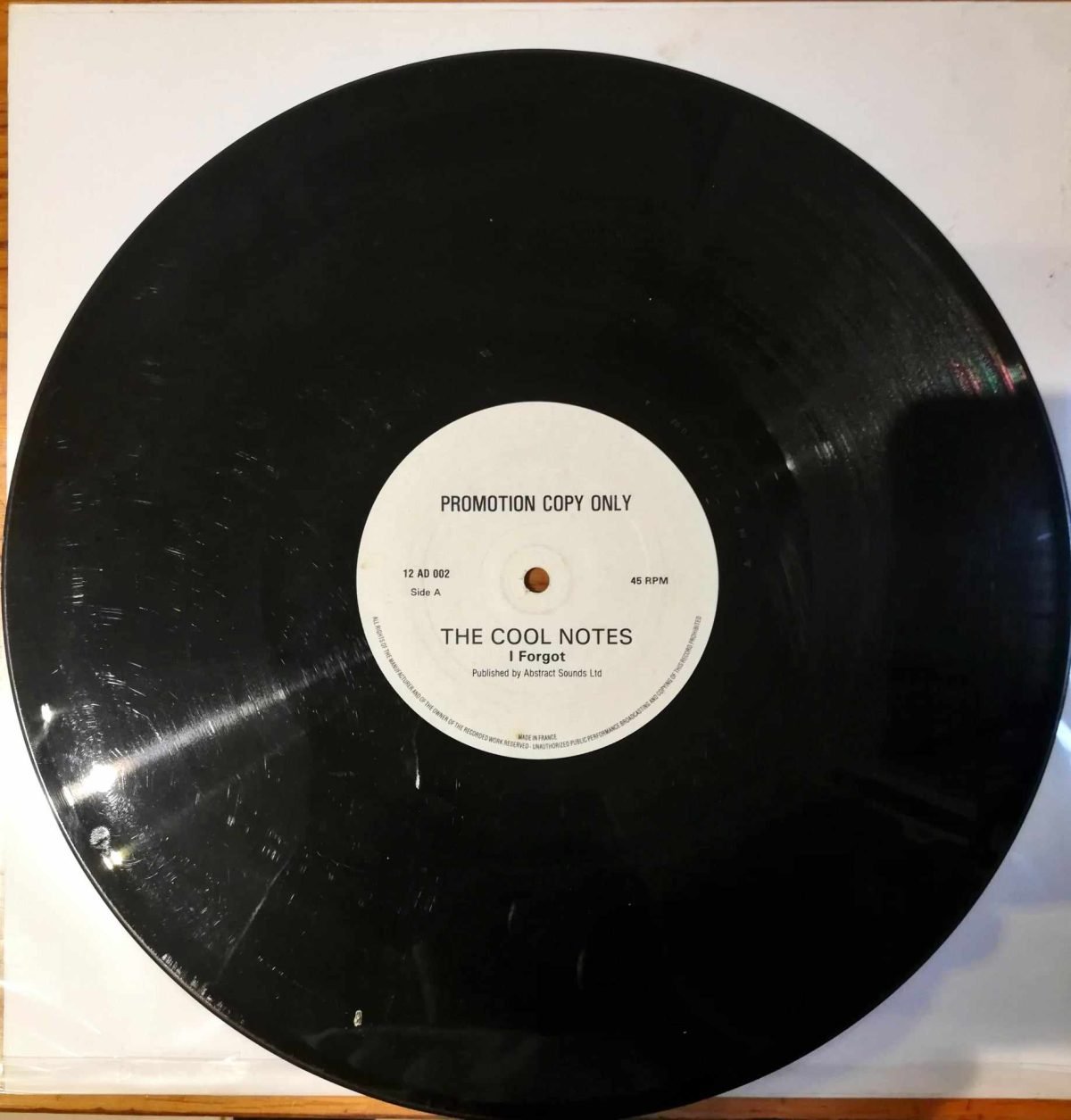 The Cool Notes – You're Never Too Young 12'' Maxi Single Plak - Görsel 2