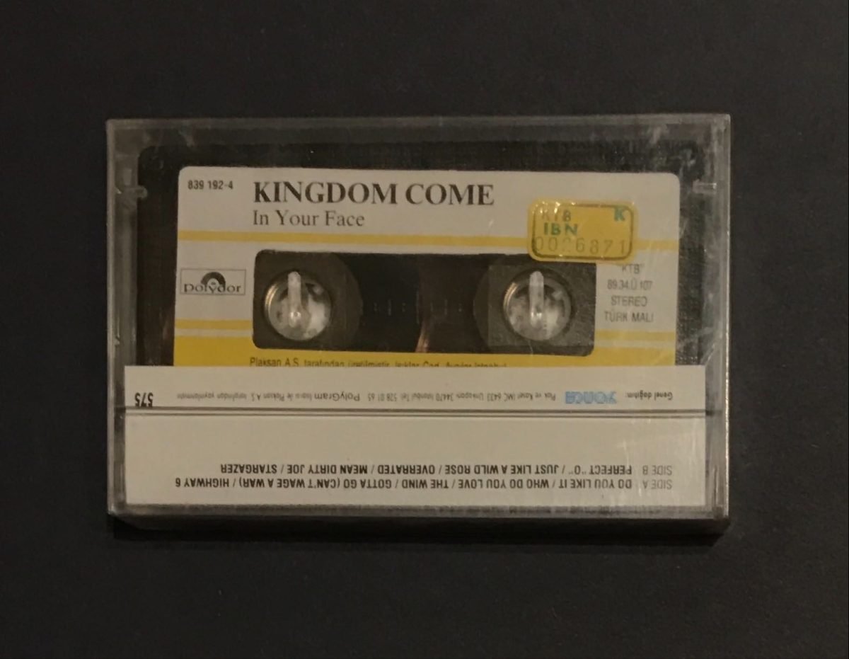 Kingdom Come ‎– In Your Face Kaset Ambalajında - Görsel 2
