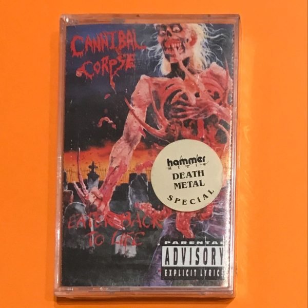 Cannibal Corpse – Eaten Back To Life Kaset Ambalajında