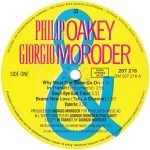 Philip Oakey & Giorgio Moroder – Philip Oakey & Giorgio Moroder LP Plak - Görsel 3