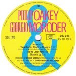 Philip Oakey & Giorgio Moroder – Philip Oakey & Giorgio Moroder LP Plak - Görsel 4