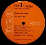 The Guess Who – Share The Land LP Plak - Görsel 3