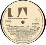 Shirley Bassey – Never Never Never LP Plak - Görsel 4