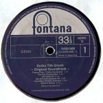 Mikis Theodorakis – Zorba The Greek (Original Soundtrack) LP Plak - Görsel 3