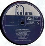 Mikis Theodorakis – Zorba The Greek (Original Soundtrack) LP Plak - Görsel 4