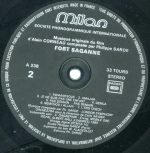 Philippe Sarde – Fort Saganne (Musique Originale Du Film D'Alain Corneau) LP Plak - Görsel 3
