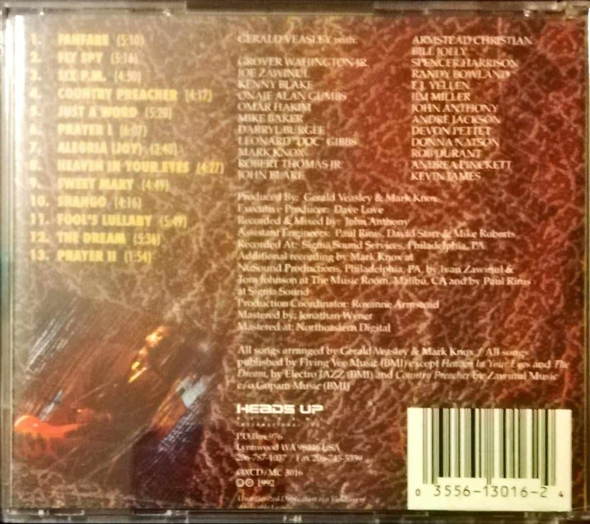 Gerald Veasley – Look Ahead CD - Görsel 2