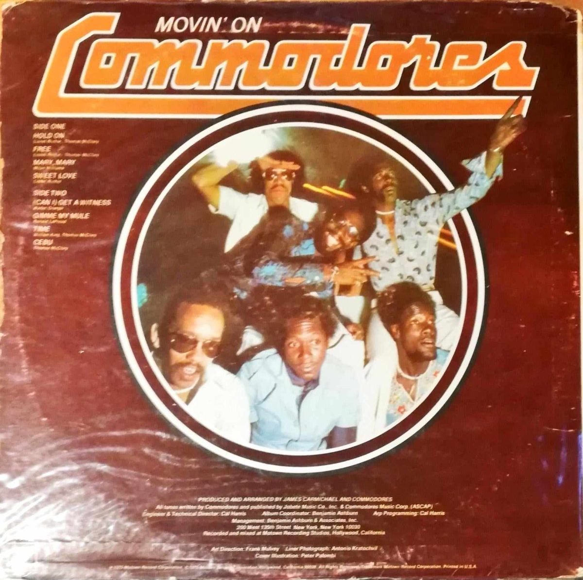 Commodores – Movin' On LP Plak - Görsel 4