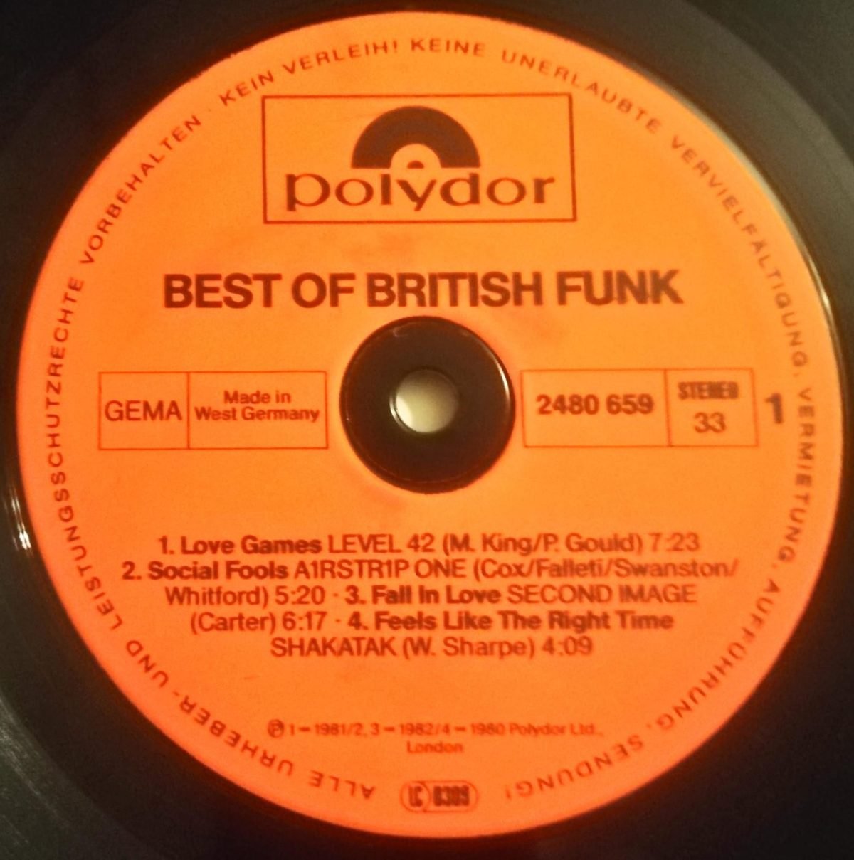 Best Of British Funk LP Plak - Görsel 3