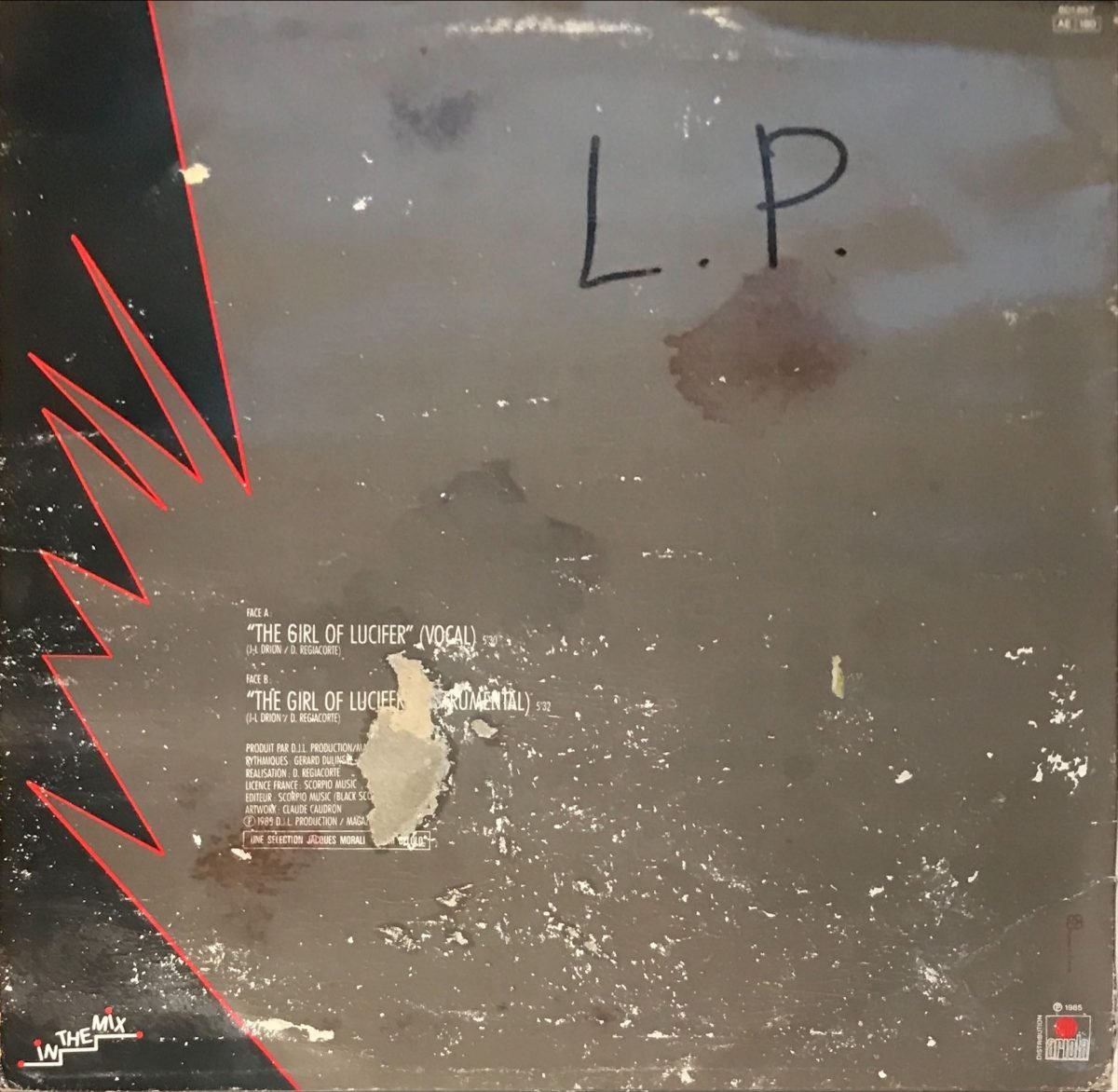 Monte Kristo – The Girl Of Lucifer 12'' Maxi Single Plak - Görsel 3