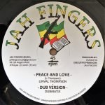 Linval Thompson, Horace Andy – Peace And Love / It's A Clash 12” Maxi Single Plak