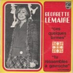 Georgette Lemaire – Ces Quelques Larmes 45lik Plak