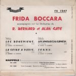 Frida Boccara – Les Bohémiens 45lik Plak EP - Görsel 3