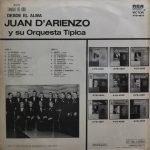 Juan D'Arienzo Y Su Orquesta Típica – Desde El Alma LP Plak (Tango) - Görsel 2