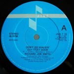 Richard Jon Smith – Don't Go Walkin' Out That Door 12” Maxi Single Plak - Görsel 3