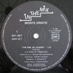 Monte Kristo – The Girl Of Lucifer 12'' Maxi Single Plak - Görsel 2
