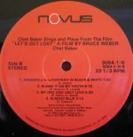 Chet Baker – Chet Baker Sings And Plays From The Film "Let's Get Lost" LP Plak - Görsel 4
