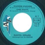 Danyel Gerard – D'accord D'accord 45lik Plak EP - Görsel 2